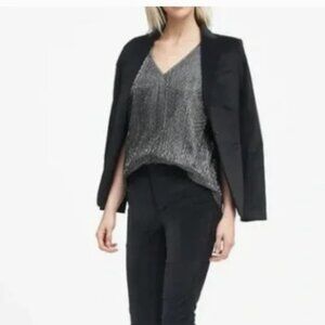 Banana Republic Metallic Sleeveless Shell top size small like new